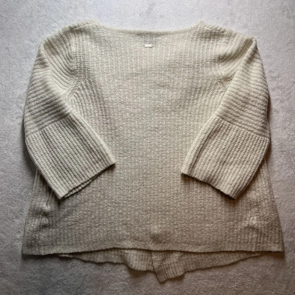 Armani Exchange A|X Women’s Cream Open-Front Knit Cardigan S